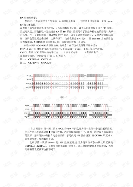 SPI里的那些事,SPI调试心得