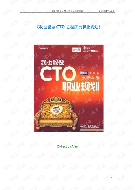 CTO之程序员职业规划 .pdf