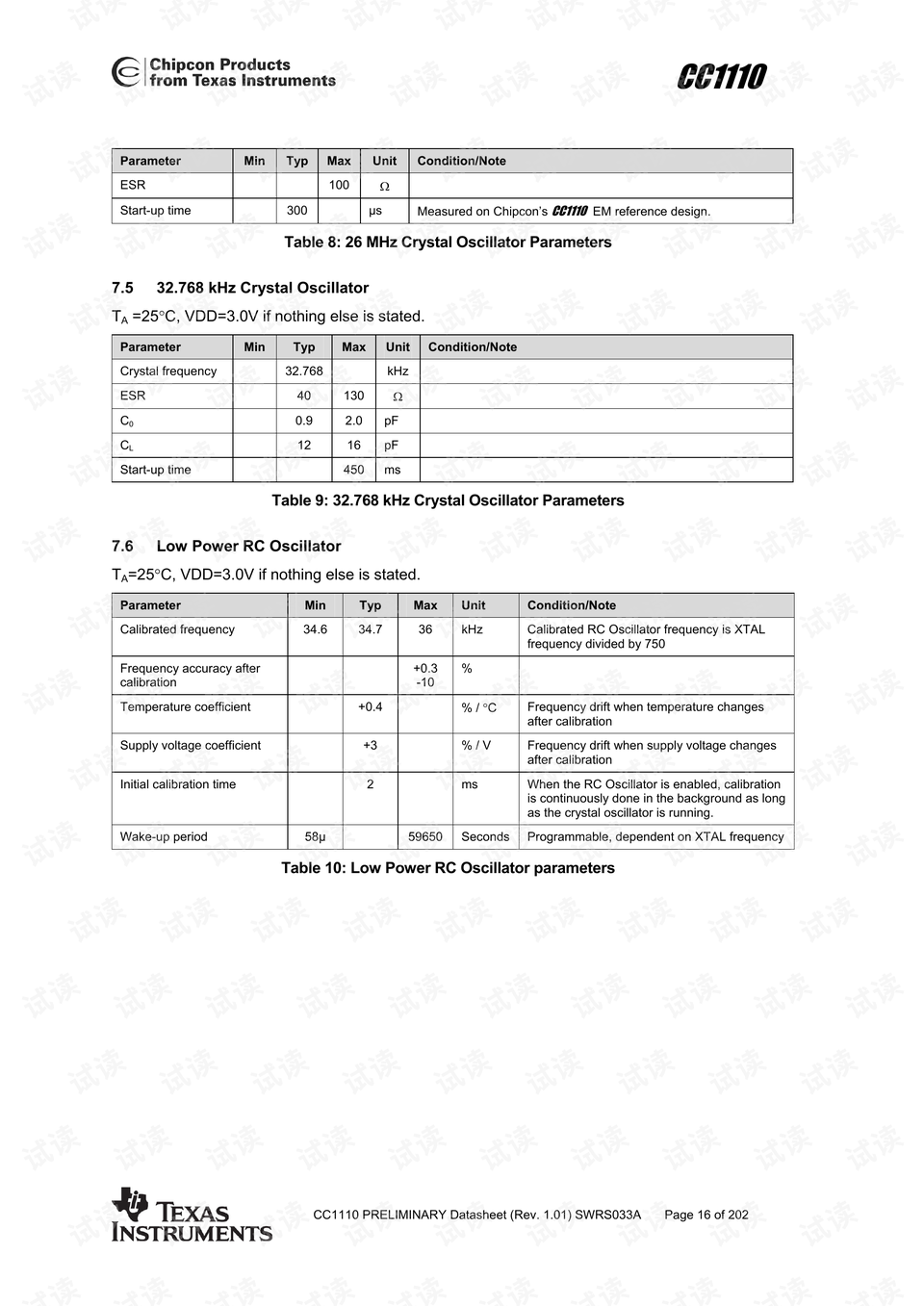 CC1110 SoC低功耗无线收发器数据手册 - CSDN文库