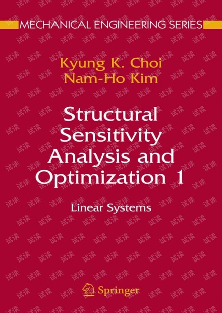 Structural Sensitivity Analysis and Optimization 1--Linear Systems