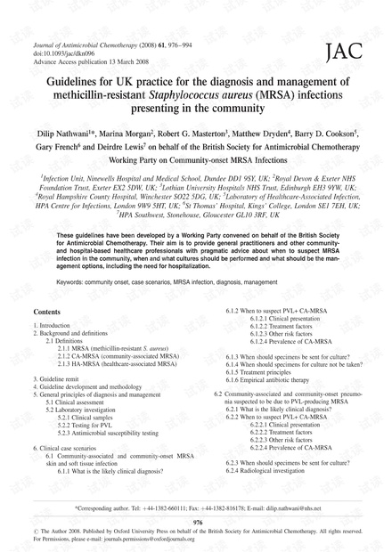 CA-MRSA诊断治疗指南(JAC).pdf