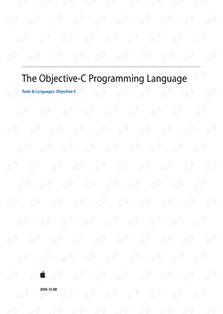 Object-c 入门教程