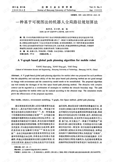 一种基于可视图法的机器人全局路径规划算法