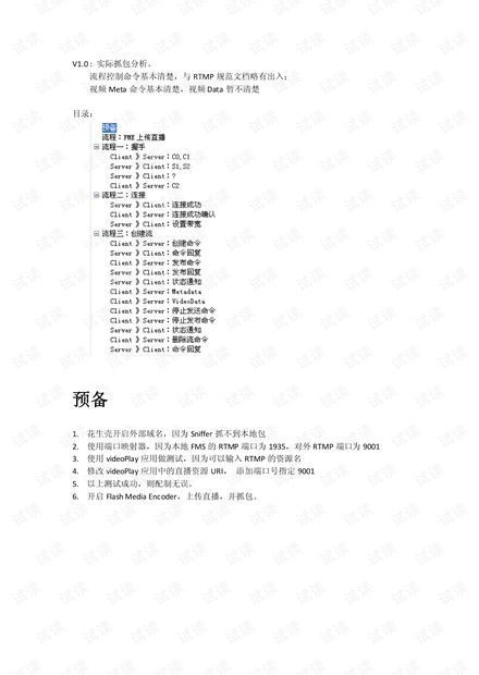 RTMP_视频发布抓包分析