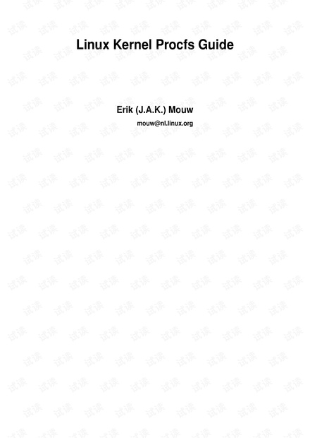 linux proc PDF