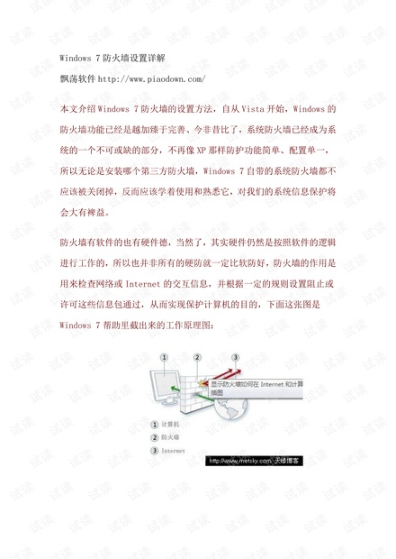 Windows7防火墙设置详解