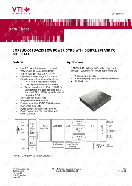 cmr3100陀螺仪