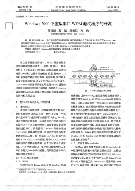 windows虚拟串口驱动开发