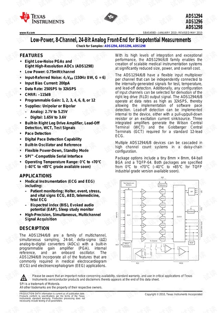 ads1194 datasheet