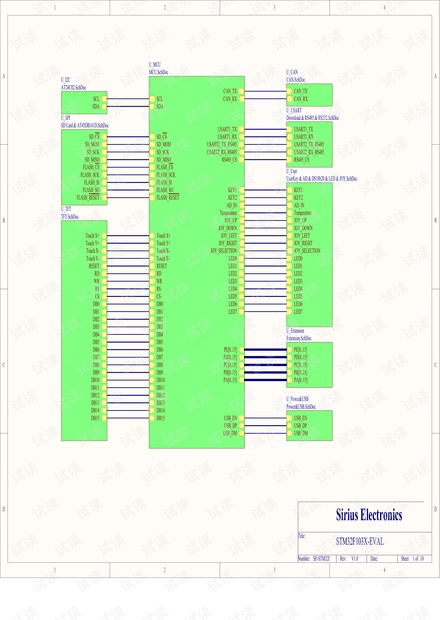 振南电子STM32原理图
