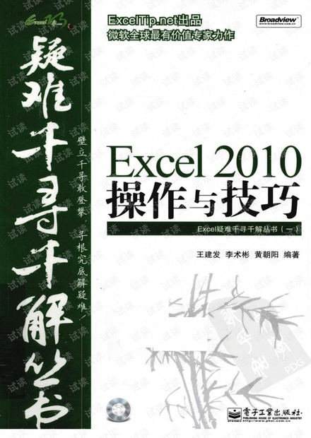Excel疑难千寻千解丛书之一 EXCEL 2010操作与技巧 高清PDF