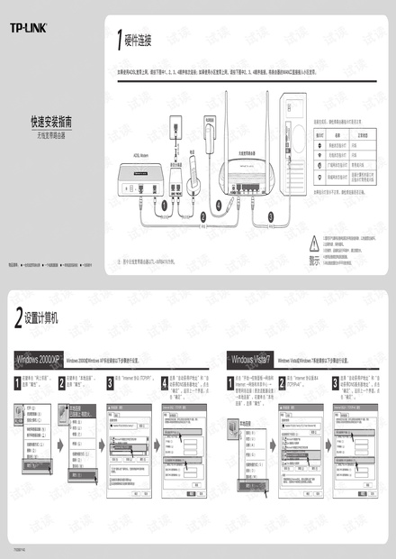 TP-link无线宽带路由器快速安装指南