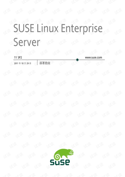 SUSE Linux Enterprise Server 11 SP2 安装指南
