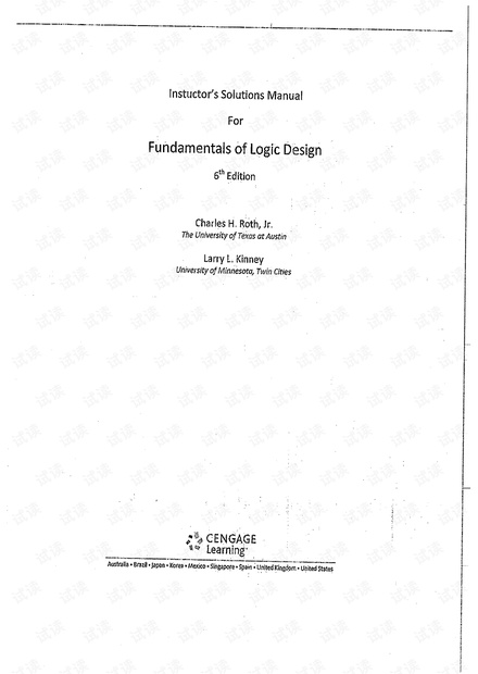 Roth_Kinney_Fundamentals.Of.Logic.Design.6th.Ed.Solution