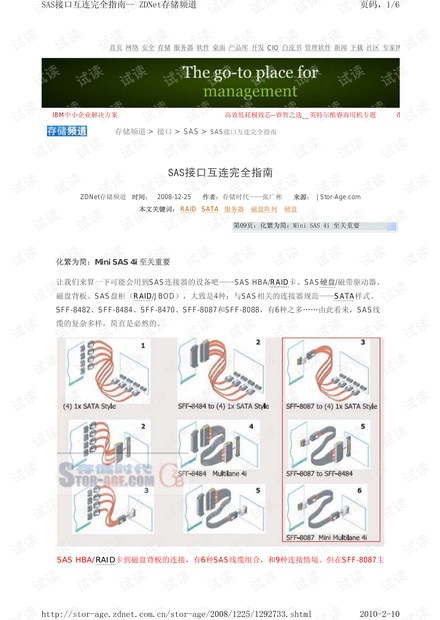 MINI SAS线序详解与存储互联作用 资源-CSDN下载
