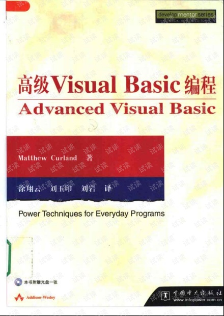 高级visual basic编程