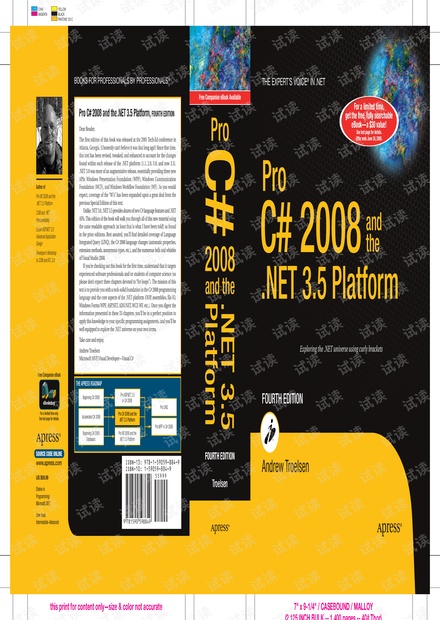Pro C# 2008 and the .NET 3.5 Platform, Fourth Edition