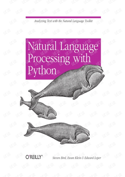 PYTHON自然语言处理中文翻译 NLTK Natural Language Processing with Python 中文版