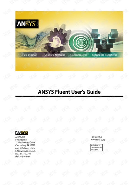 ANSYS 15.0 Fluent Users Guide