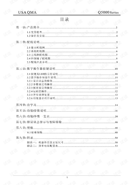 QMA酷马Q5000系列变频器中文说明书.pdf_qma变频器说明书资源-CSDN下载