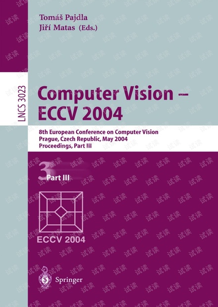 Computer Vision - ECCV 2004 Part III