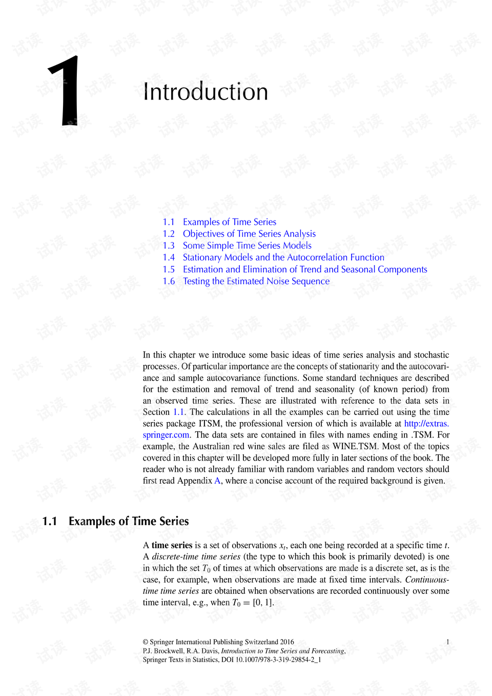 时间序列与预测》英文原著导论- CSDN文库