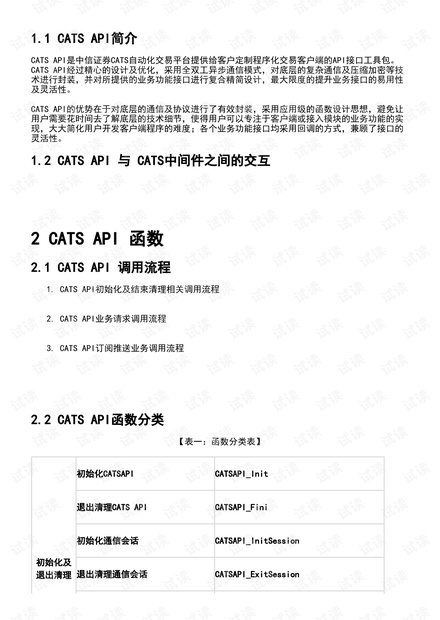 中信证券自动化交易平台(CATS)-API参考资源-CSDN下载