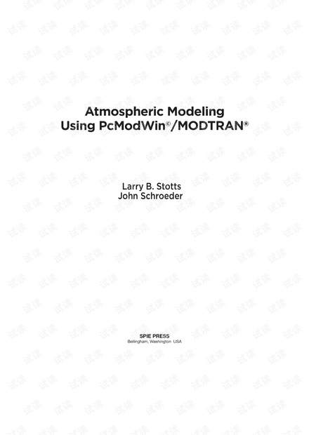 AtmosphericModelingUsingPcModWin&MODTRAN_PcModWin MODTRAN tutorial资源-CSDN下载