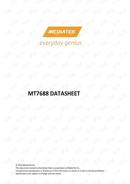 MT7688 datasheet