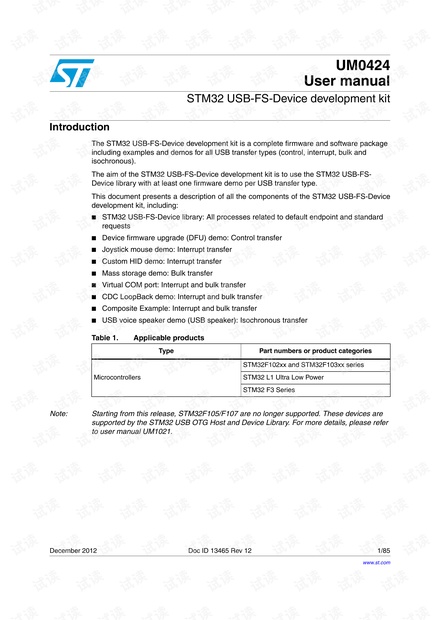 stm32f1之usb