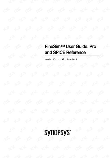 eetop.cn-FineSimUserGuide.pdf_finesim资源-CSDN下载