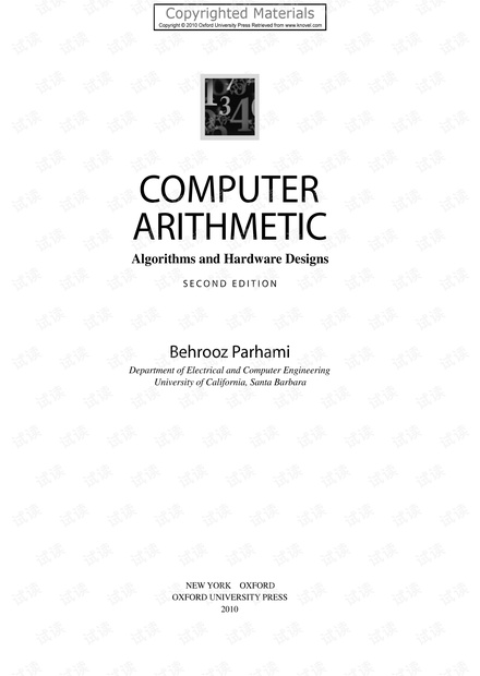 Computer.Arithmetic.Algorithms.and.Hardware.Designs.2nd