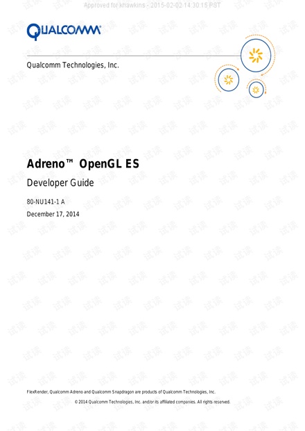Adreno OpenGL ES Guide