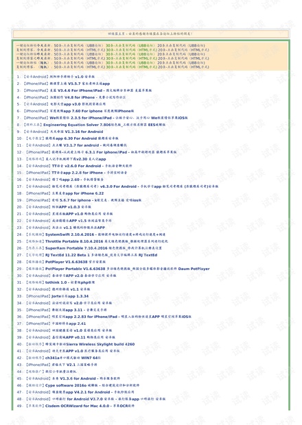 1006精品软件整理
