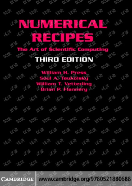 Numerical.Recipes 3rd edition.pdf