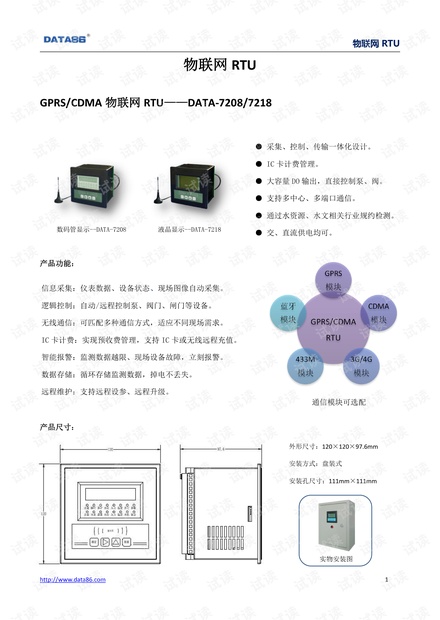 物联网RTU、RTU设备、RTU、无线RTU