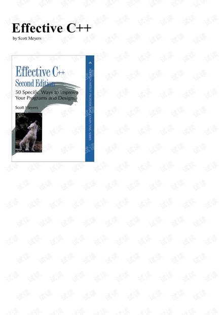 Effective and More Effective C++