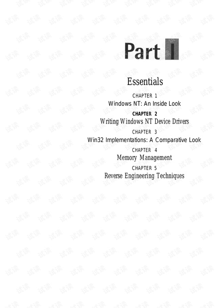 undocumented windows nt英文版