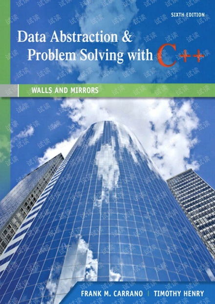 Data Abstraction and Problem Solving with C++(6th) 无水印pdf
